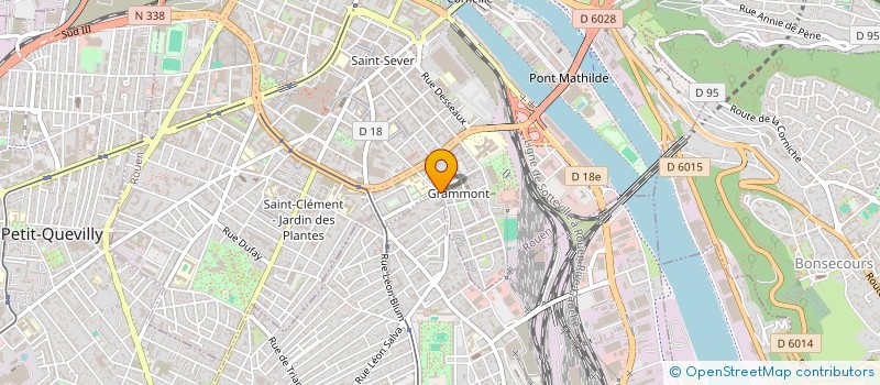 localisation de l'entreprise CAFE DU COURS  SOTTEVILLE-LES-ROUEN