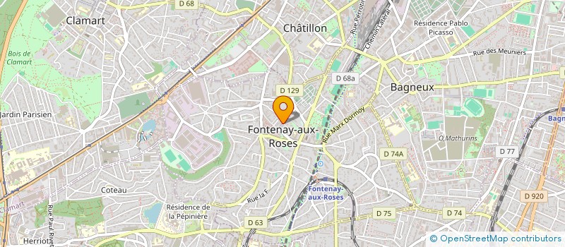 localisation de l'entreprise CAFE DU MARCHE à FONTENAY-AUX-ROSES