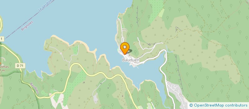 localisation de l'entreprise CAFE DU MIDI  BAUDUEN