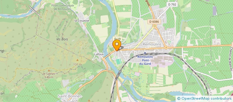 localisation de l'entreprise CAFE DU NORD  REMOULINS