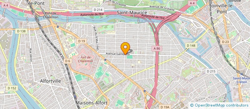 localisation de l'entreprise CAFE DU STADE  MAISONS-ALFORT