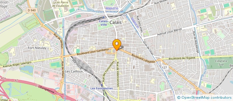 localisation de l'entreprise CAFE DU THEATRE  CALAIS