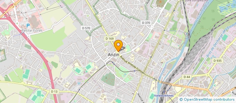 localisation de l'entreprise CAFE DU THEATRE  ANZIN