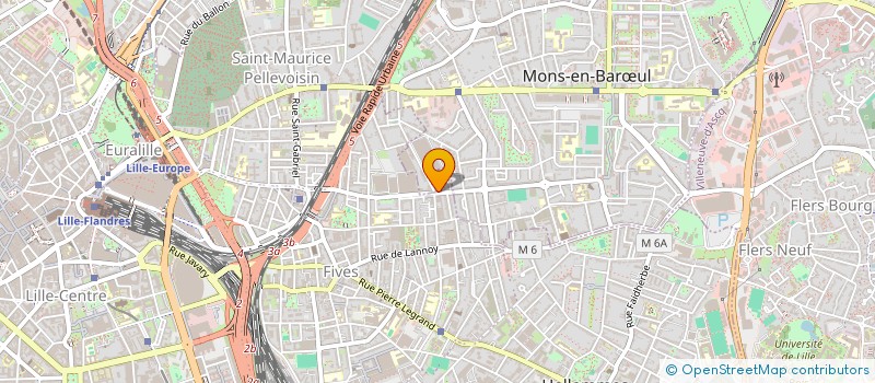 localisation de l'entreprise CAFE ELIF  MONS-EN-BAROEUL