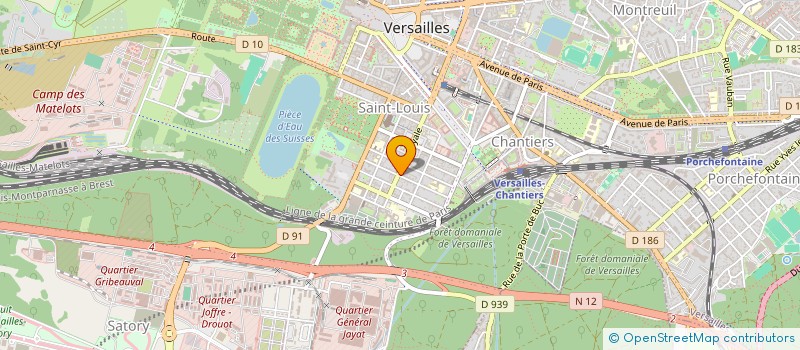 localisation de l'entreprise CAFE EN VOGUE à VERSAILLES