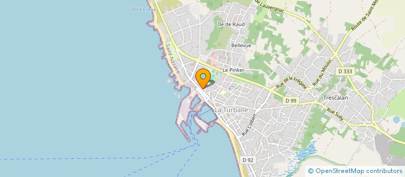 localisation de l'entreprise CAFE-EPICERIE BIO DU PLAN B  LA TURBALLE