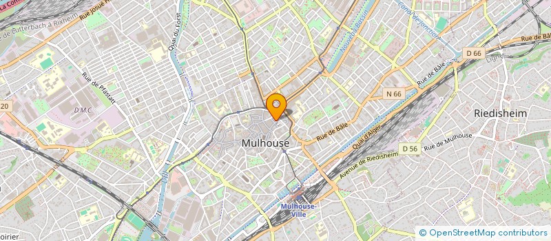 localisation de l'entreprise CAFE ET EPICERIE JABRI  MULHOUSE