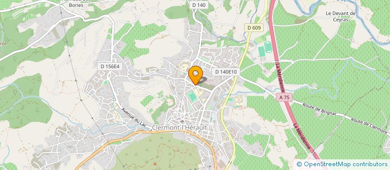 localisation de l'entreprise CAFE ETUDIANT LE CEP D'OR  CLERMONT-L'HERAULT