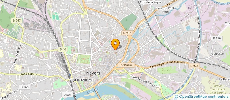 localisation de l'entreprise CAFE EUROPA à NEVERS