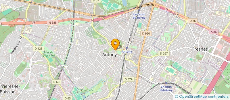 localisation de l'entreprise CAFE FIRMIN  ANTONY