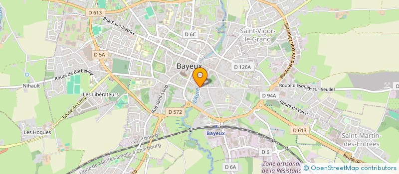 localisation de l'entreprise CAFE FRANCAIS à BAYEUX