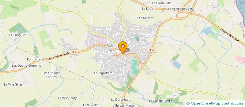 localisation de l'entreprise CAFE GOULU  SAINT-MELOIR-DES-ONDES