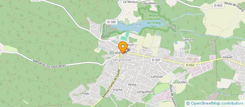 localisation de l'entreprise CAFE GRAINES  SEIGNOSSE