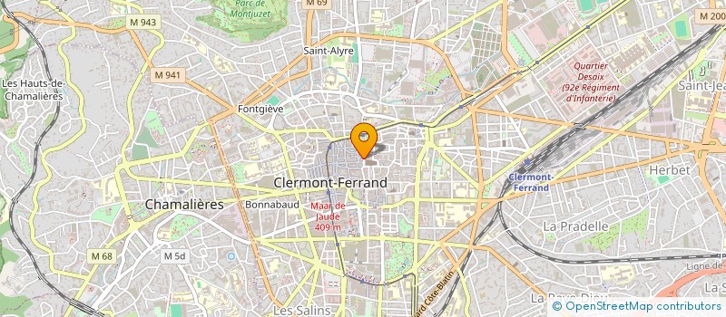 localisation de l'entreprise CAFE HIN  CLERMONT-FERRAND