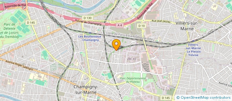 localisation de l'entreprise CAFE HORS DU TEMPS  SAINT-MAUR-DES-FOSSES