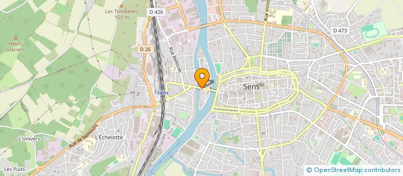 localisation de l'entreprise CAFE'IN à SENS