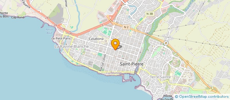 localisation de l'entreprise CAFE IN à SAINT-PIERRE
