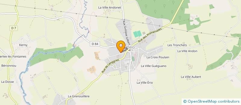 localisation de l'entreprise CAFE'IN à PLELO