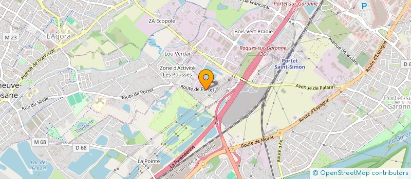 localisation de l'entreprise CAFE INN à VILLENEUVE-TOLOSANE