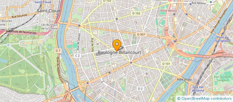 localisation de l'entreprise CAFE JOSEPHINE  BOULOGNE-BILLANCOURT