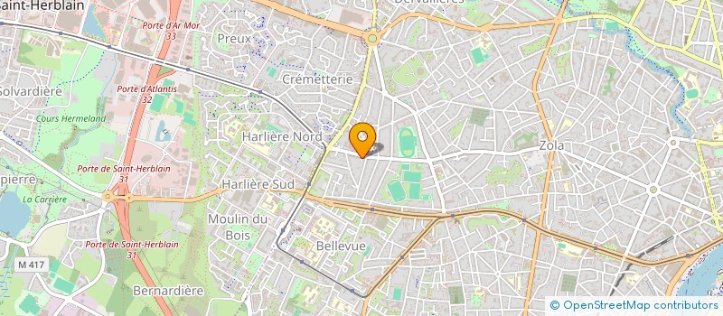 localisation de l'entreprise CAFE L'AMED à NANTES