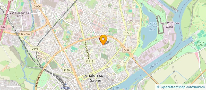 localisation de l'entreprise CAFE L'ARLEQUIN à CHALON-SUR-SAONE