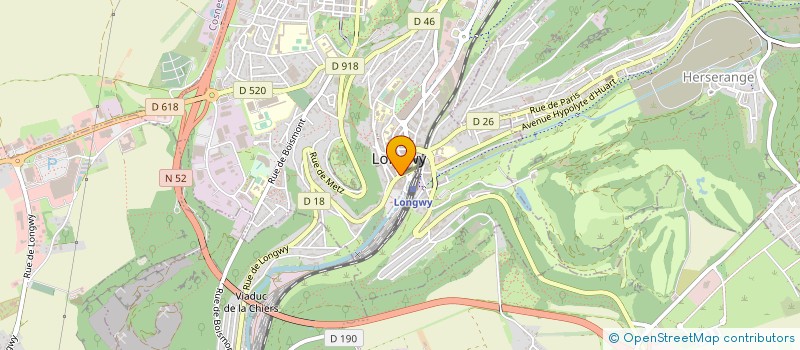 localisation de l'entreprise CAFE L EXCELSIOR à LONGWY