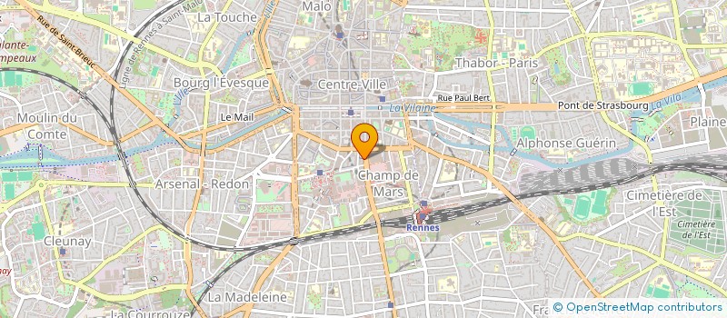 localisation de l'entreprise CAFE L'ISLY à RENNES