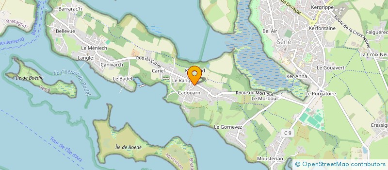 localisation de l'entreprise CAFE LA BOUSSOLE  SENE