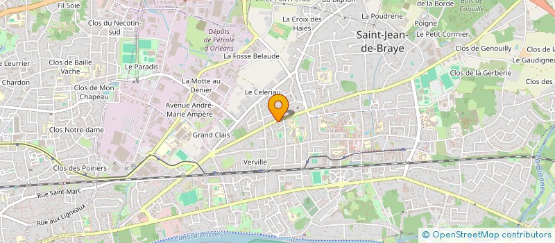 localisation de l'entreprise CAFE LA CREME à SAINT-JEAN-DE-BRAYE