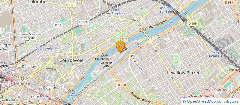 localisation de l'entreprise CAFE LA JATTE à NEUILLY-SUR-SEINE