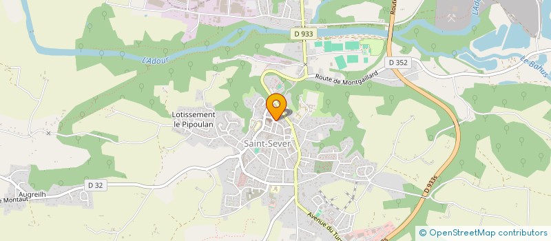 localisation de l'entreprise CAFE LALALANDES à SAINT-SEVER