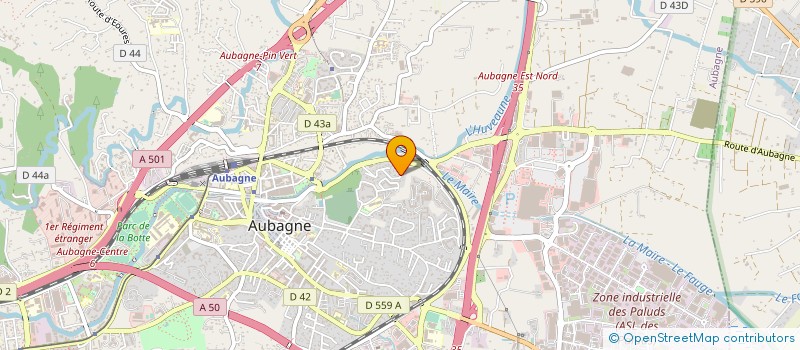 localisation de l'entreprise CAFE LAUCA à AUBAGNE