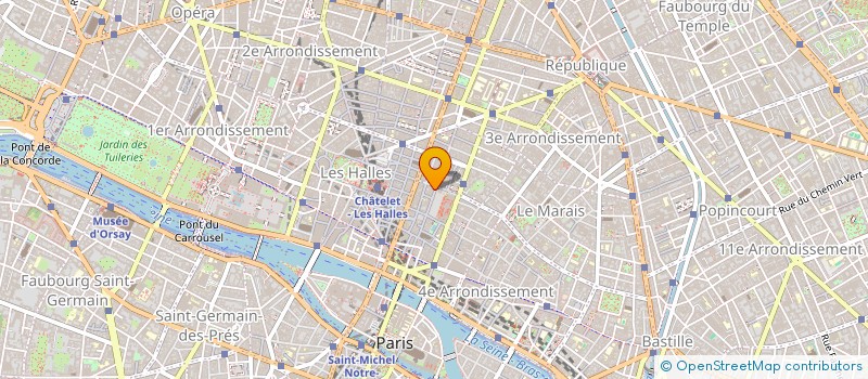 localisation de l'entreprise CAFE LE CIRQUE  PARIS