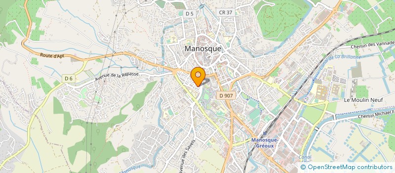 localisation de l'entreprise CAFE LE MISTRAL à MANOSQUE