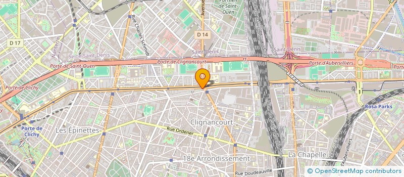 localisation de l'entreprise CAFE LE TERMINUS DE CLIGNANCOURT  PARIS