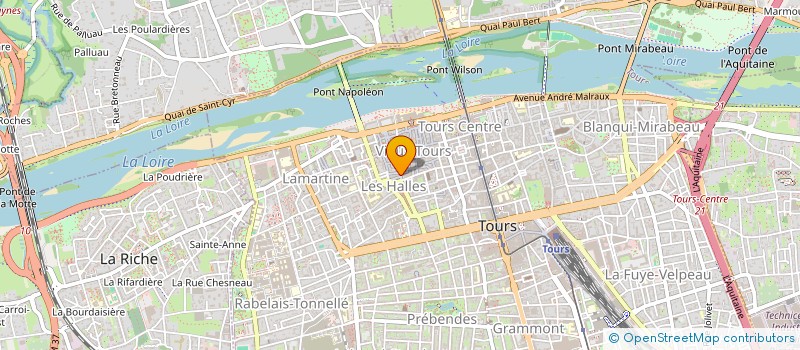 localisation de l'entreprise CAFE LES 3 ECRITOIRES  TOURS