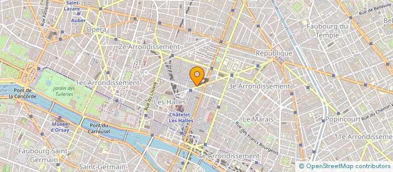 localisation de l'entreprise CAFE LES TURBINES à PARIS