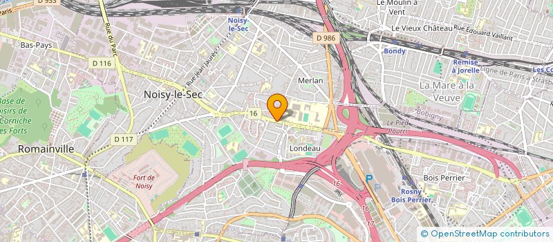 localisation de l'entreprise CAFE LONDEAU à NOISY-LE-SEC