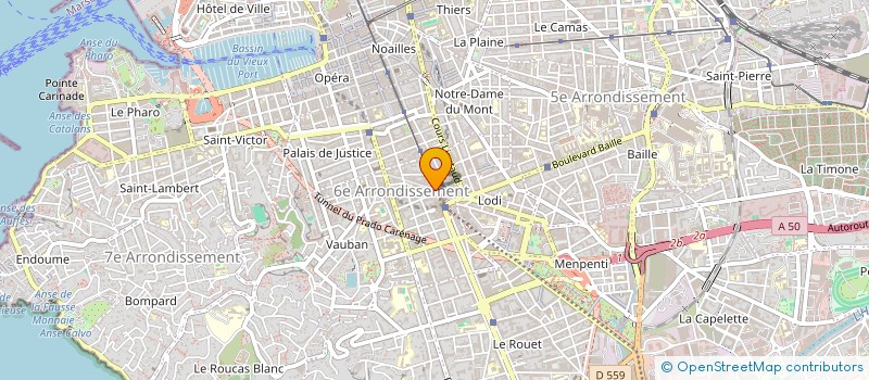 localisation de l'entreprise CAFE LORENZANI à MARSEILLE