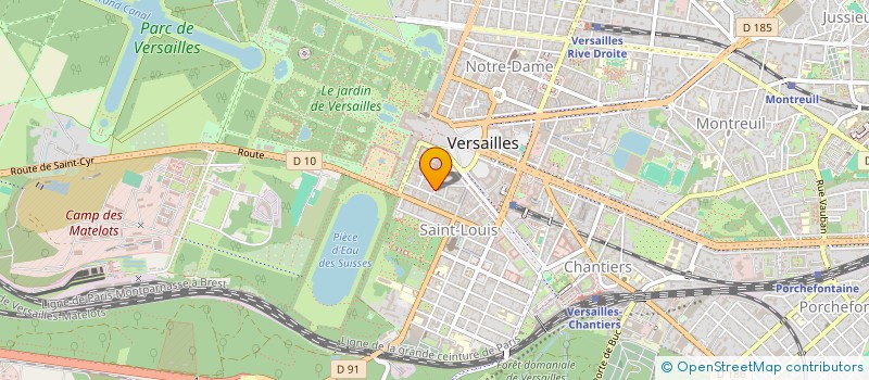 localisation de l'entreprise CAFE MACONNIQUE à VERSAILLES