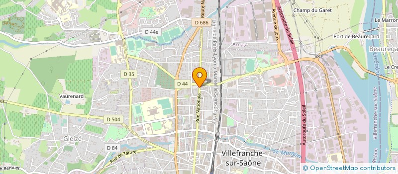 localisation de l'entreprise CAFE MAILISSE à VILLEFRANCHE-SUR-SAONE