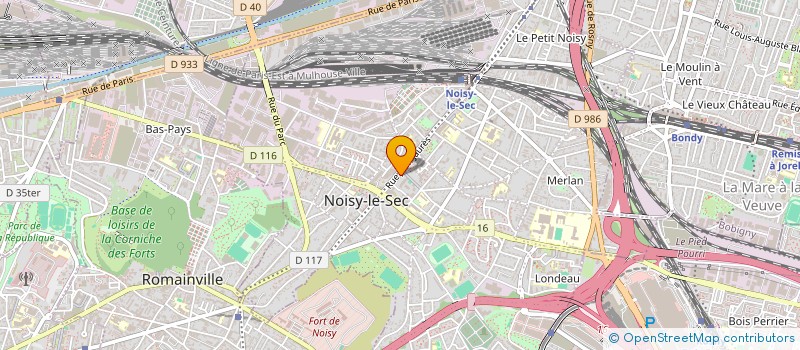 localisation de l'entreprise CAFE MEXICO M.D. à NOISY-LE-SEC