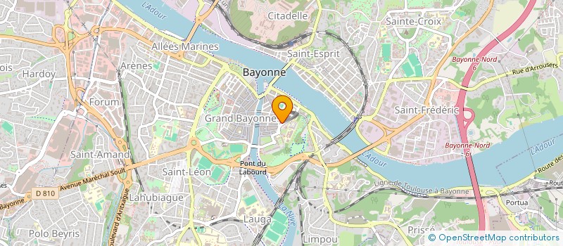localisation de l'entreprise CAFE MOKA à BAYONNE