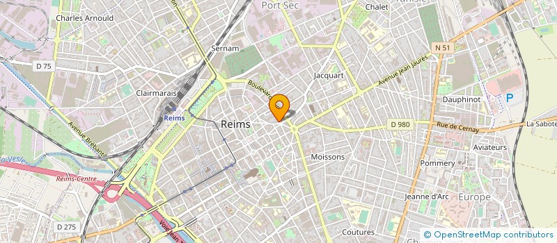 localisation de l'entreprise CAFE MOKLAIR  REIMS