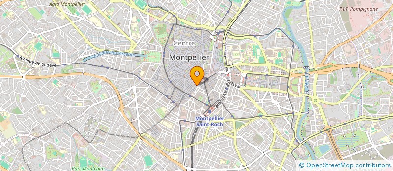 localisation de l'entreprise CAFE MOLIERE SARL à MONTPELLIER