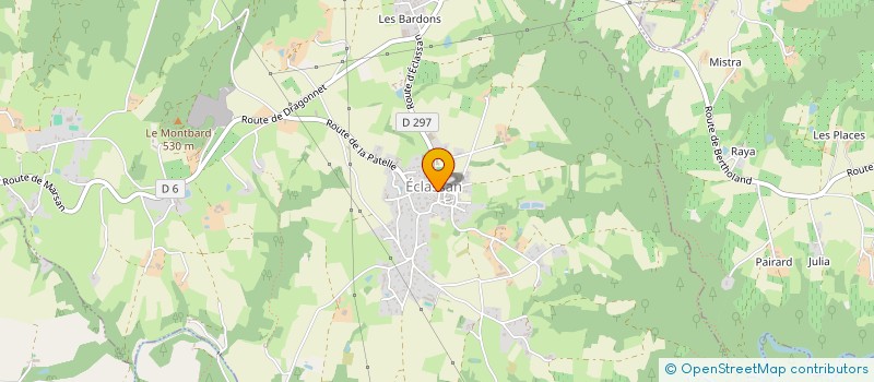 localisation de l'entreprise CAFE MOTEUR  ECLASSAN