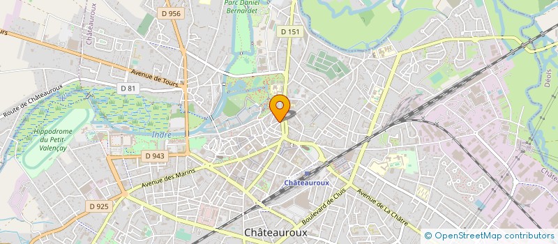 localisation de l'entreprise CAFE MOUSTACHE à CHATEAUROUX