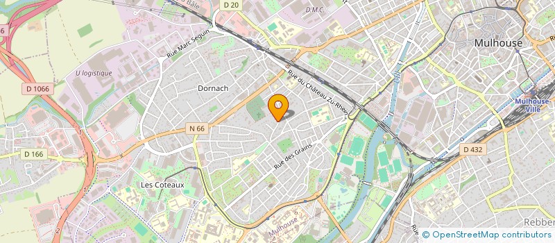 localisation de l'entreprise CAFE MUSICAL  MULHOUSE