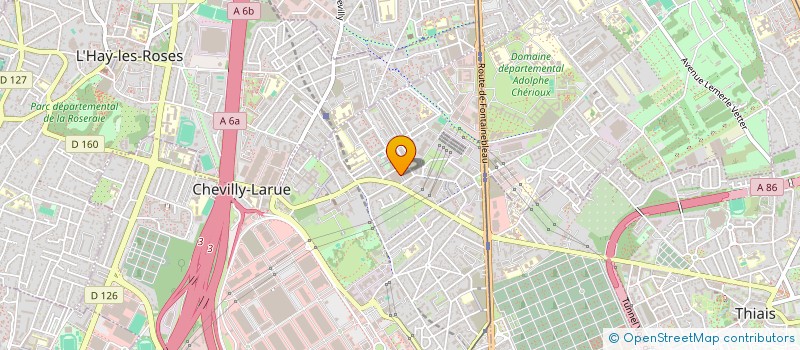 localisation de l'entreprise CAFE NELSON  CHEVILLY-LARUE